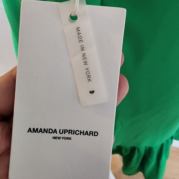Amanda Uprichard Women's Aubrielle Dress Size Small Color Green - Picture 6 of 9